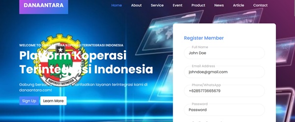 Danaantara Platform Koperasi Terintegrasi Indonesia SPIRIT TAEKWONDO CLUB II